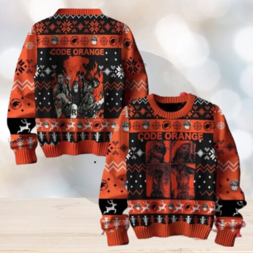 Code Orange Forever Chirstmas Gifts 2024 Xmas For Family And Friends Ugly Sweater