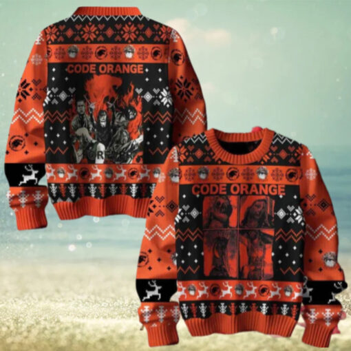 Code Orange Forever Chirstmas Gifts 2024 Xmas For Family And Friends Ugly Sweater