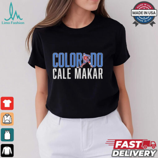 Colorado Avalanche Cale Makar Letter Star shirt