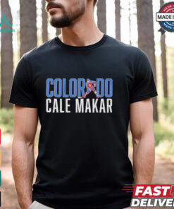 Colorado Avalanche Cale Makar Letter Star shirt