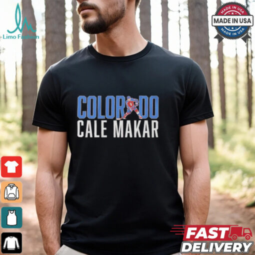 Colorado Avalanche Cale Makar Letter Star shirt