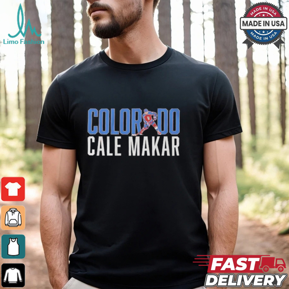 Colorado Avalanche Cale Makar Letter Star shirt Colorado Avalanche Cale Makar Letter Star shirt