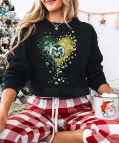 Colorado State Rams Crystal Heart Shirt