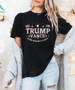 Congratulation Trump Vance 2024 Wining Ticket Shirt
