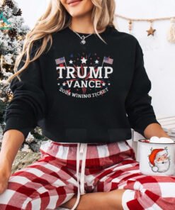 Congratulation Trump Vance 2024 Wining Ticket Shirt