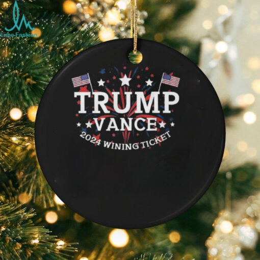 Congratulation Trump Vance 2024 Wining Ticket Shirt