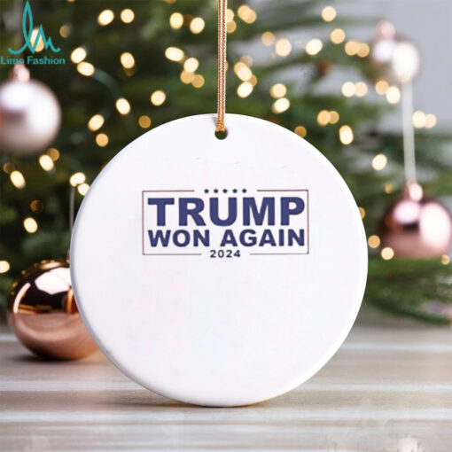 Congratulation Trump Won Again 2024 Shirt