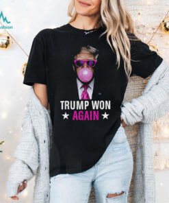 Congratulations Trump Won Again 2024 Election Vote President 47th American Shirt