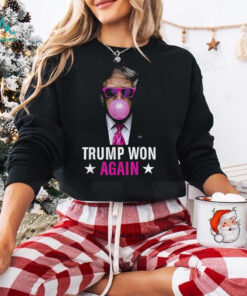 Congratulations Trump Won Again 2024 Election Vote President 47th American Shirt