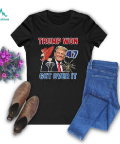 Congratulations Trump Won Get Over It 2024 Shirt