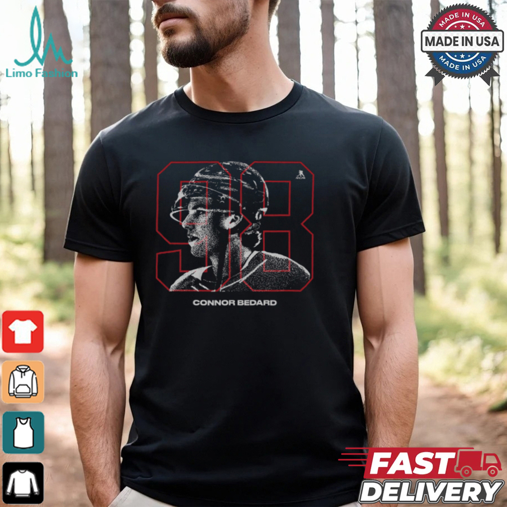 Connor Bedard Chicago Overlay Shirt Connor Bedard Chicago Overlay Shirt