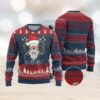 Vintage Christmas Santa Claus Face Xmas Funny Old Fashioned Ugly Christmas Sweater