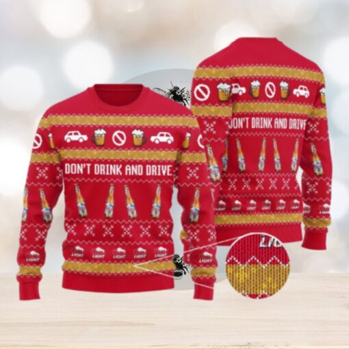 Coors Light Don’t Drink And Drive Red Ugly Sweater