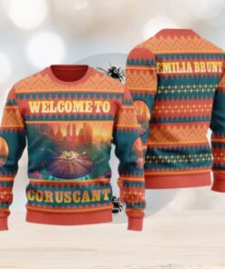 Coruscant Star Wars Ugly Sweater, Coruscant City Ugly Christmas Sweater