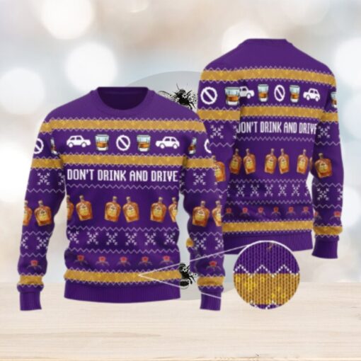 Crown Royal Don’t Drink And Drive Ugly Sweater