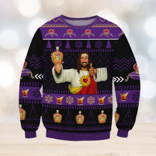 Crown Royal Jesus Like Ugly Sweater