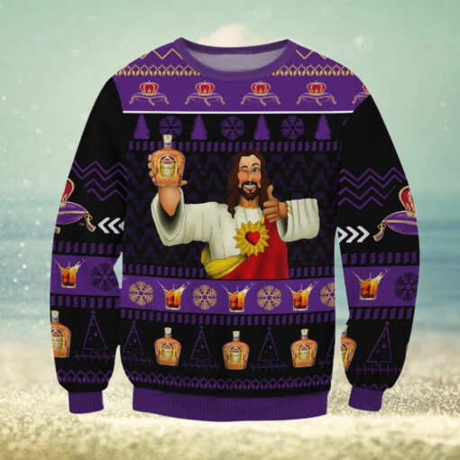 Crown Royal Jesus Like Ugly Sweater
