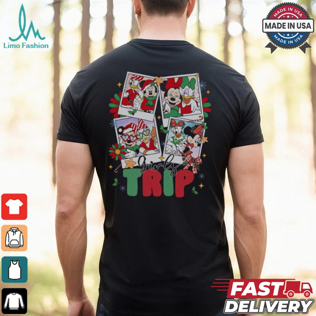 Daisy and Minnie Girl Trip Christmas Photos Shirt Daisy and Minnie Girl Trip Christmas Photos Shirt