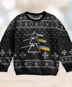 Dark Side Of Christmas Pink Floyd Black – Pink Floyd Ugly Christmas Sweater