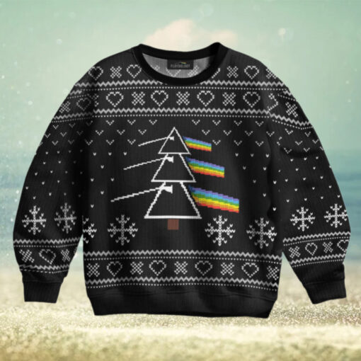 Dark Side Of Christmas Pink Floyd Black – Pink Floyd Ugly Christmas Sweater