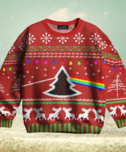 Dark Side Of Christmas Red – Pink Floyd Ugly Christmas Sweater