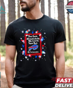 Dear Santa Buffalo Bills Christmas Lights shirt
