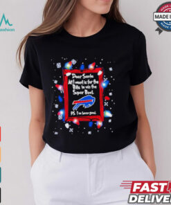 Dear Santa Buffalo Bills Christmas Lights shirt