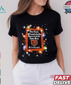 Dear Santa Chicago Bears Christmas Lights shirt