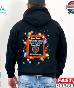 Dear Santa Chicago Bears Christmas Lights shirt