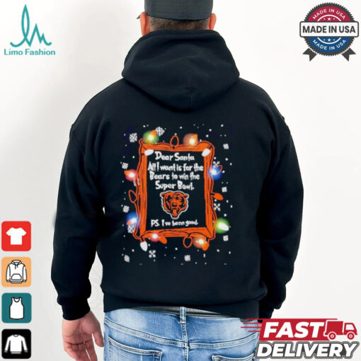 Dear Santa Chicago Bears Christmas Lights shirt