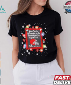 Dear Santa Cleveland Browns Christmas Lights shirt