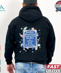 Dear Santa Dallas Cowboys Christmas Lights shirt
