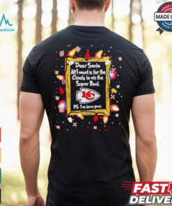Dear Santa Kansas City Chiefs Christmas Lights shirt