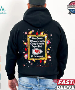 Dear Santa Kansas City Chiefs Christmas Lights shirt