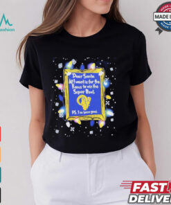 Dear Santa Los Angeles Rams Christmas Lights shirt