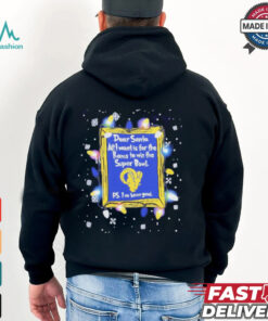 Dear Santa Los Angeles Rams Christmas Lights shirt