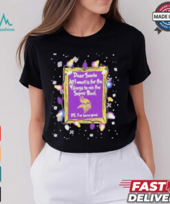 Dear Santa Minnesota Vikings Christmas Lights shirt