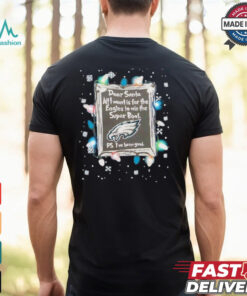 Dear Santa Philadelphia Eagles Christmas Lights shirt