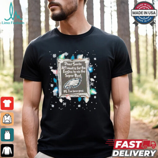 Dear Santa Philadelphia Eagles Christmas Lights shirt