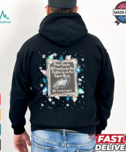 Dear Santa Philadelphia Eagles Christmas Lights shirt
