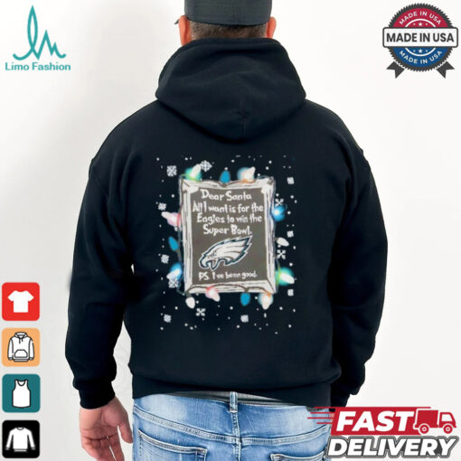 Dear Santa Philadelphia Eagles Christmas Lights shirt