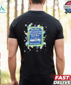 Dear Santa Seattle Seahawks Christmas Lights shirt