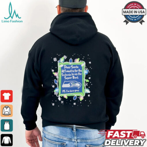 Dear Santa Seattle Seahawks Christmas Lights shirt