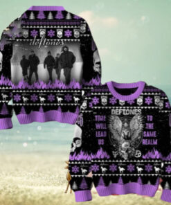 Deftones Time Will Lead US To The Same Realm Chirstmas Gifts 2024 Xmas For Family And Friends Ugly Sweater