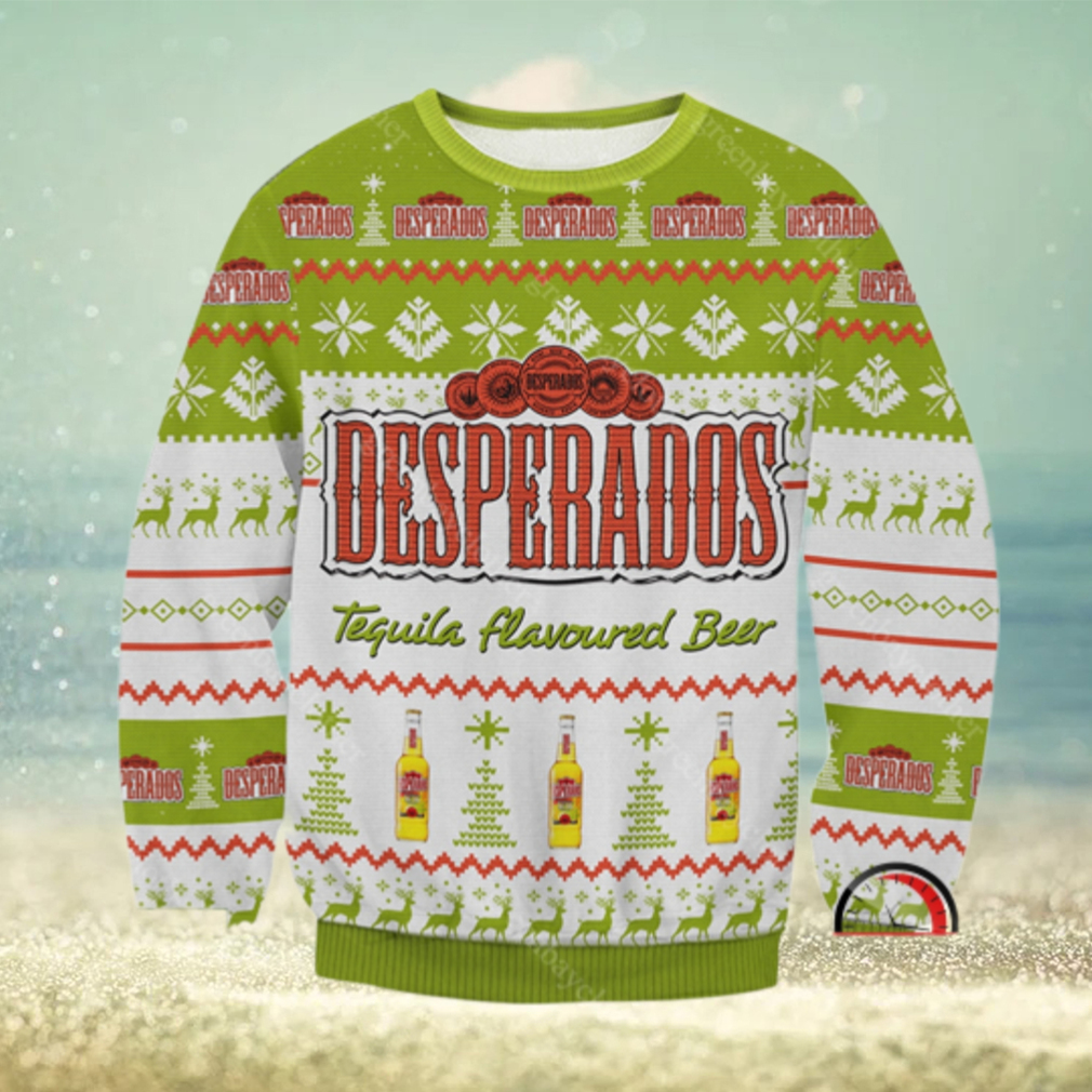 Desperados Tequila Flavoured Beer Ugly Christmas Sweater