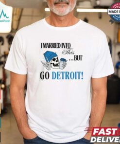 Detroit Football Sweatshirt, I married into this, Funny Detroit Football, Detroit Football Gift Shirt