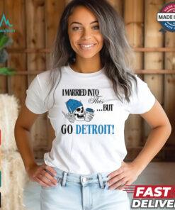 Detroit Football Sweatshirt, I married into this, Funny Detroit Football, Detroit Football Gift Shirt