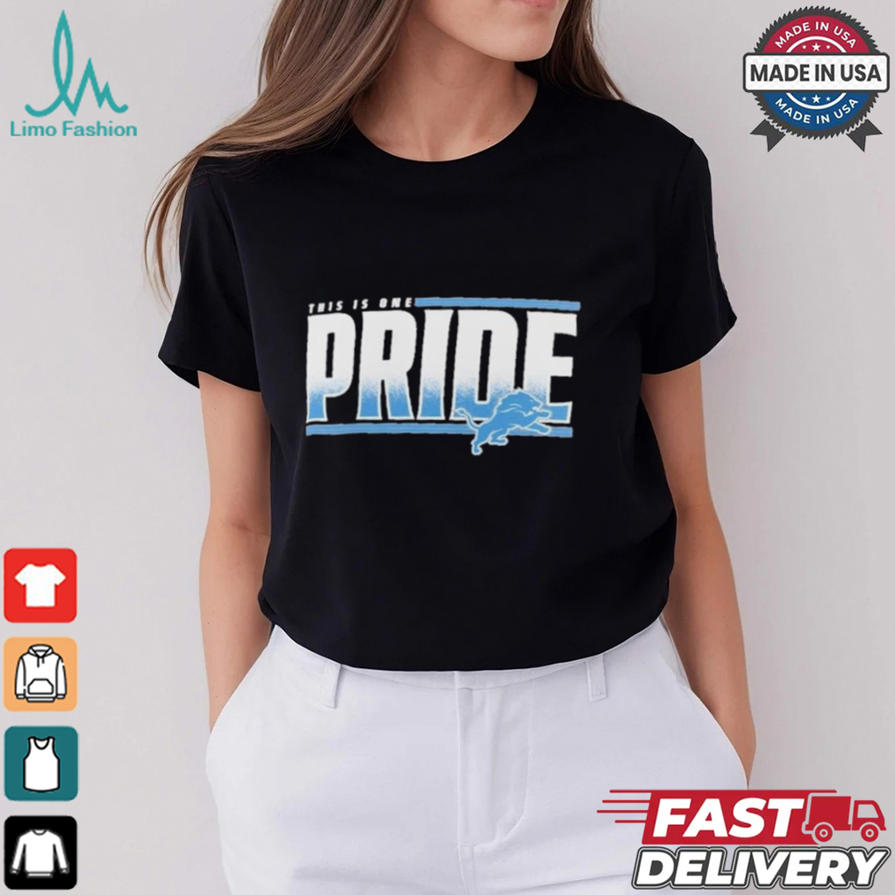 Detroit Lions This Is One Pride T Shirts Detroit Lions This Is One Pride T Shirts