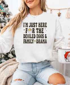Deviled Eggs And Family Drama Thanksgiving T Shirt