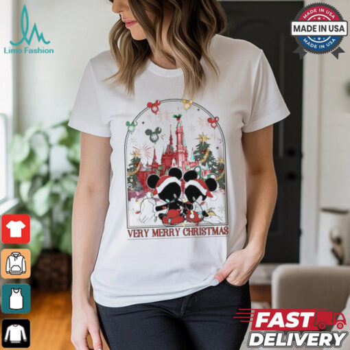 Disney Couples Christmas Shirt, Mickey And Minnie Christmas Shirt